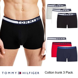 ❤️妞爸&樂媽歐美代購❤️Tommy Hilfiger Premium 多色 舒適 彈性 三件組 送禮 情侶 四角褲