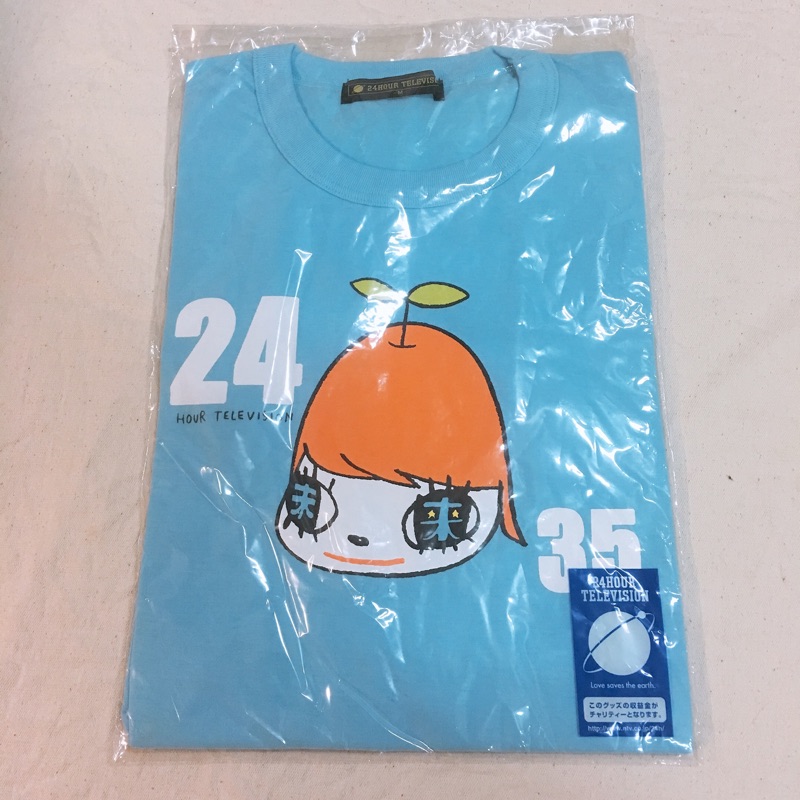 全新 絕版 Arashi 嵐24小時未來tee 衣服奈良美智大野智 藍色m 蝦皮購物