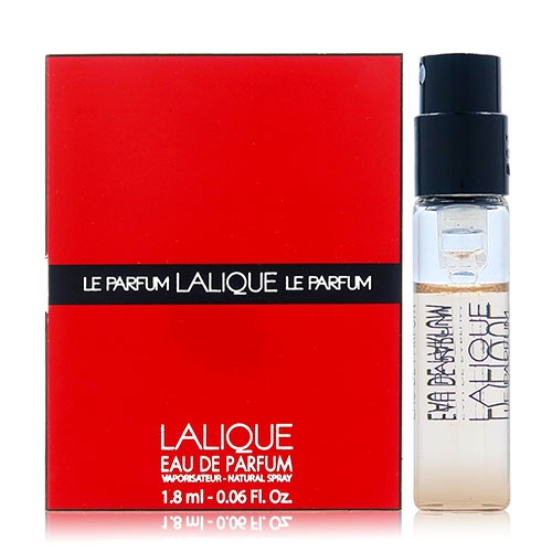 LALIQUE 萊儷 RED 紅色經典女性淡香精 1.8ML 效期至:2025.02