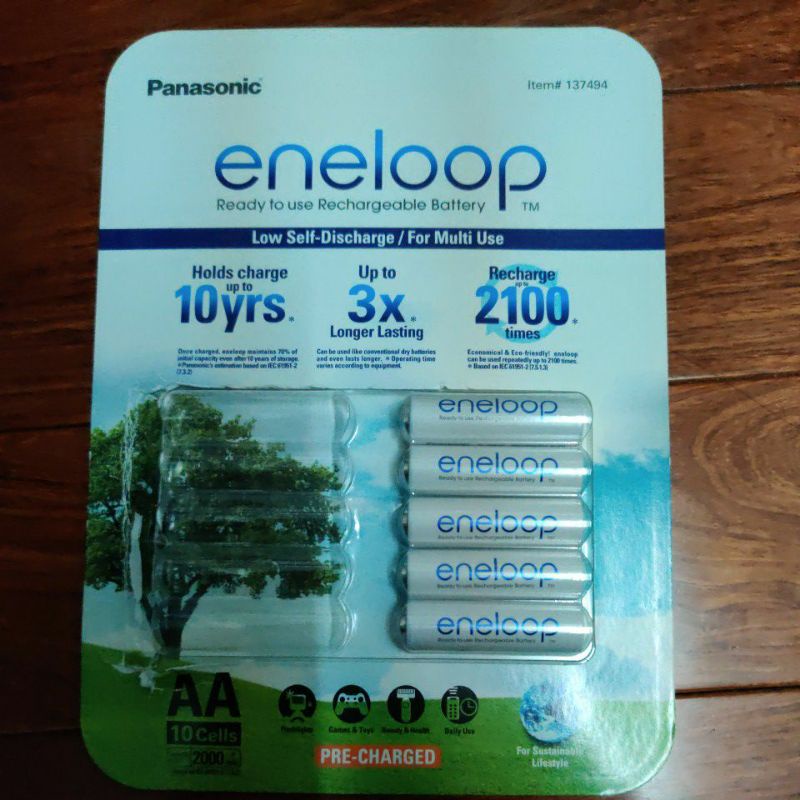 Panasonic eneloop 3號 AA 低自放鎳氫充電電池