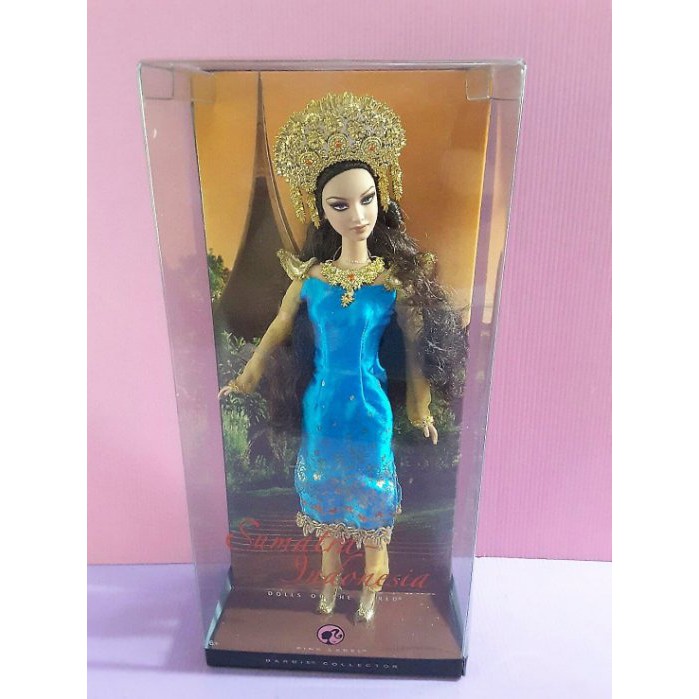 【保留中，qqq5237qqq 專屬】收藏型芭比娃娃 異國風情 印尼蘇門達臘島（盒損）Barbie