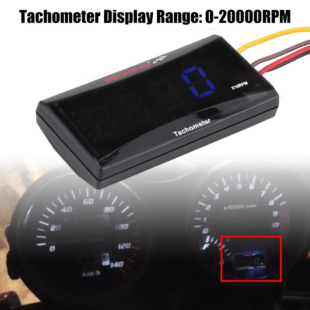 品質優良摩托車led數字速度計rpm測試儀直流8 18v 蝦皮購物
