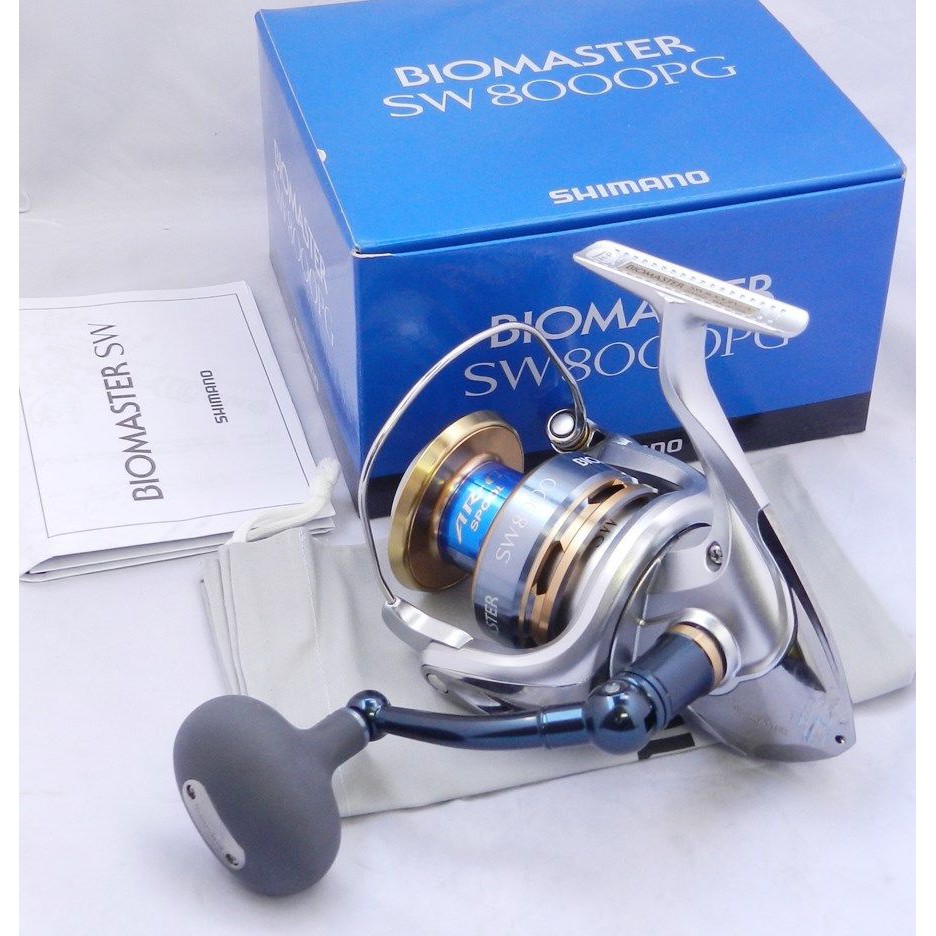 SHIMANO BIOMASTER SW 8000PG 強力捲線器 (含PE線)【二手、九成九新、6800元含運】