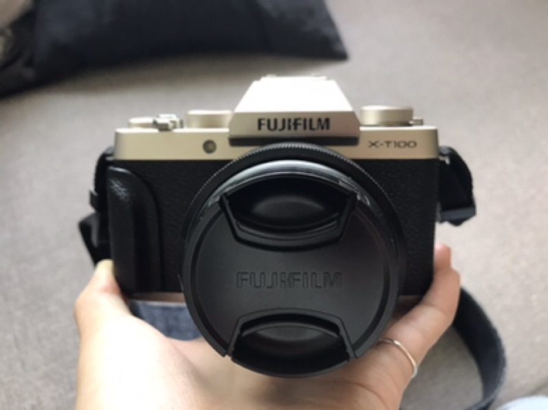 二手］富士Fujifilm X-T100 15-45mm KIT組香檳金（近全新） | 蝦皮購物