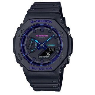 【天龜】CASIO G-SHOCK 簡約獨特 八角型錶殼 GA-2100VB-1A