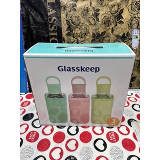 威宏電器有限公司 - Glasskeep方形玻璃隨手瓶500ml三入組SP-2212