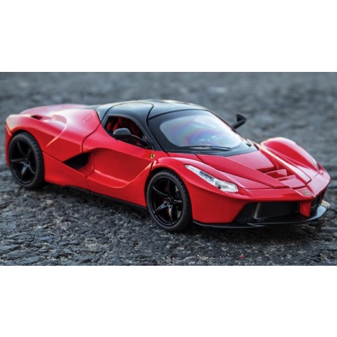 「車苑模型」 嘉業 1:24 法拉利 拉法 Ferrari La Ferrari 聲光迴力玩具車開門（硬頂,敞篷版）
