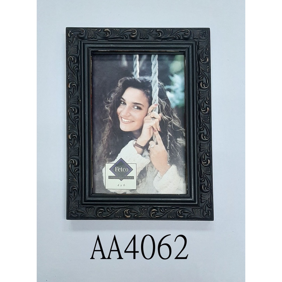 AA4062:4x6"黑色藝術木質相框-直/橫.立/掛