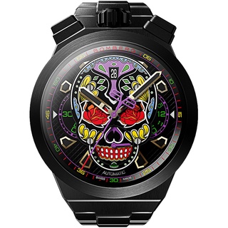 BOMBERG 炸彈錶 BOLT-68 NEO 系列 黑色卡拉維拉計時手錶 BF44CHAPBA.04-2.12 學生錶
