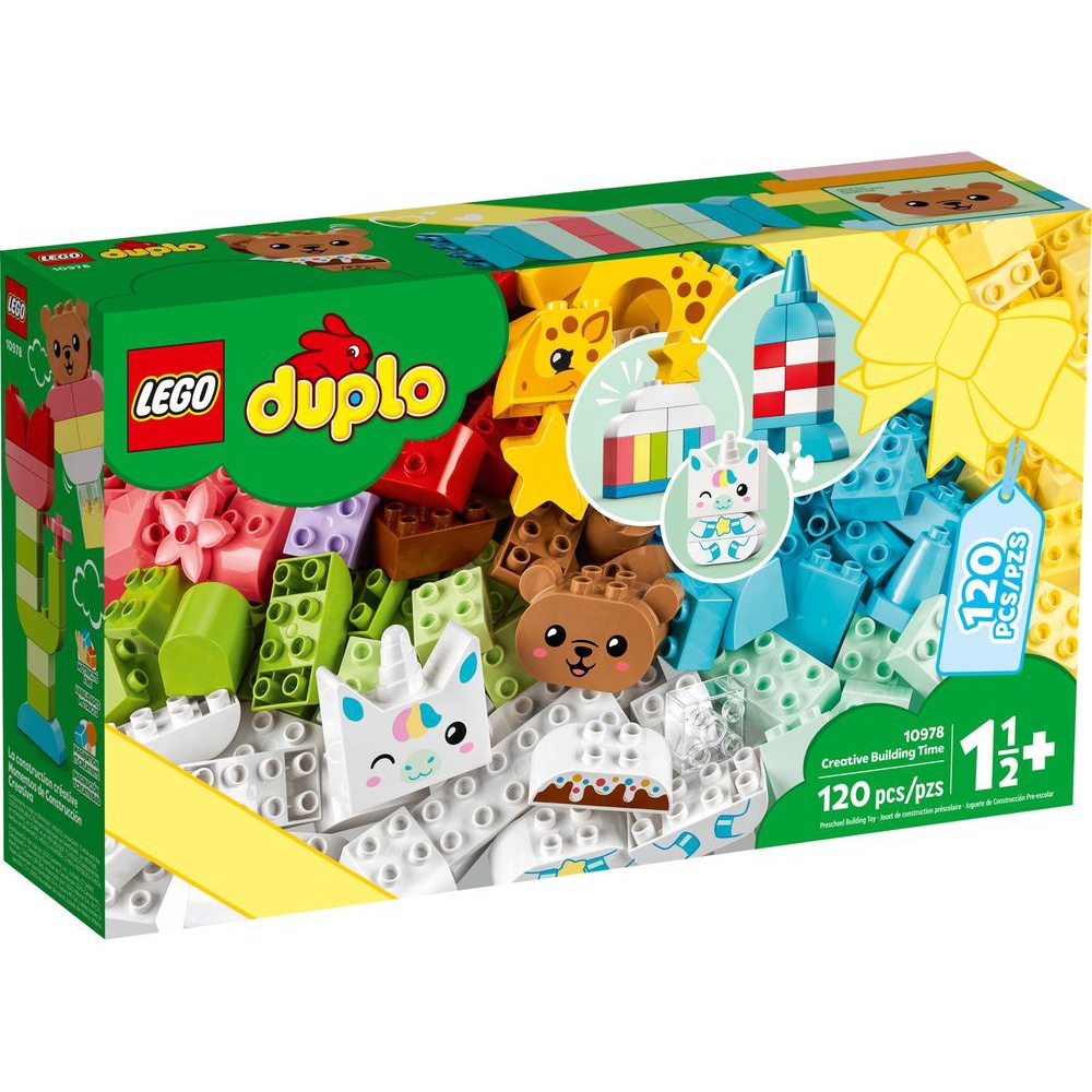 【積木樂園】樂高 LEGO 10978 duplo 得寶系列 創意拼砌時間 120pc