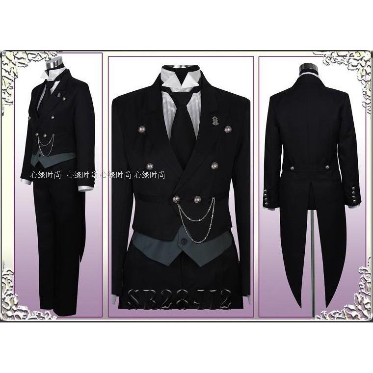 部分現貨黑執事 塞巴斯蒂安 塞巴斯醬 執事服 黑執事燕尾服 燕尾服 Cos Cosplay 蝦皮購物