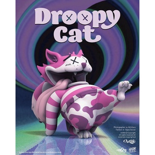 RD 現貨 全新 藝術家 Mighty Jaxx Droopy Cat 頹喪柴郡貓 萎靡不振貓 妙妙貓 6吋 收藏 正版