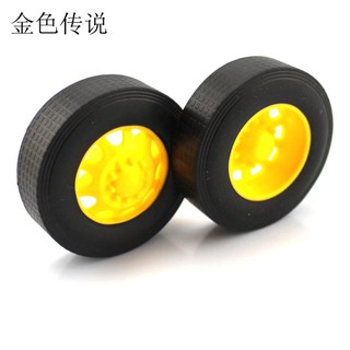 UWVH3*42mm卡車橡膠車輪 DIY模型車輪 科技小製作輪子 卡車車輪 模型