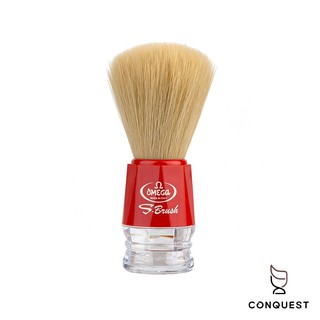 【 CONQUEST 】義大利 OMEGA 專業修容鬍刷品牌 S10018 刮鬍刷 S-Brush 合成纖維刷