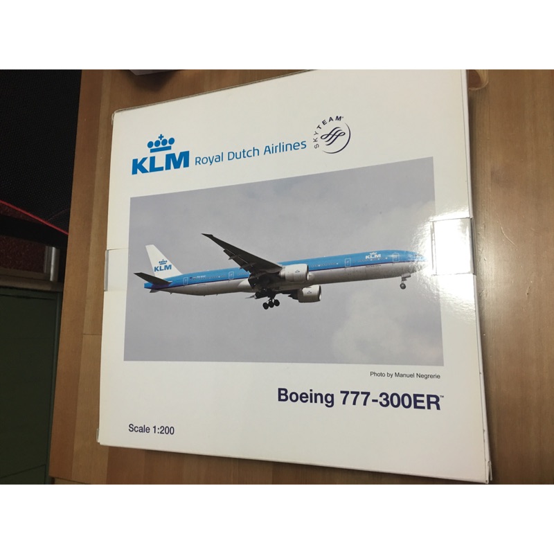 KLM 荷蘭航空30年 777-300ER 模型飛機