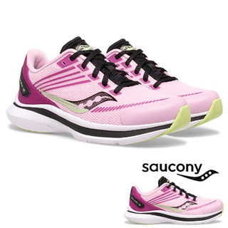 Saucony 女童寬楦運動鞋 Kinvara12運動鞋 布鞋 運動鞋 女童 索康尼