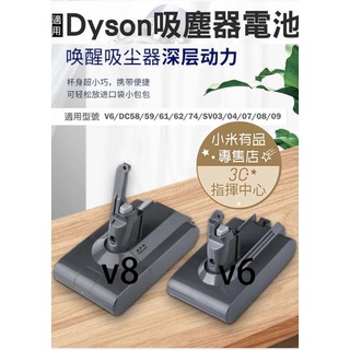 DYSON 戴森 吸塵器電池 V6 DC58 DC59 DC61 DC62 DC71 DC74 SV03 SV07 厚電