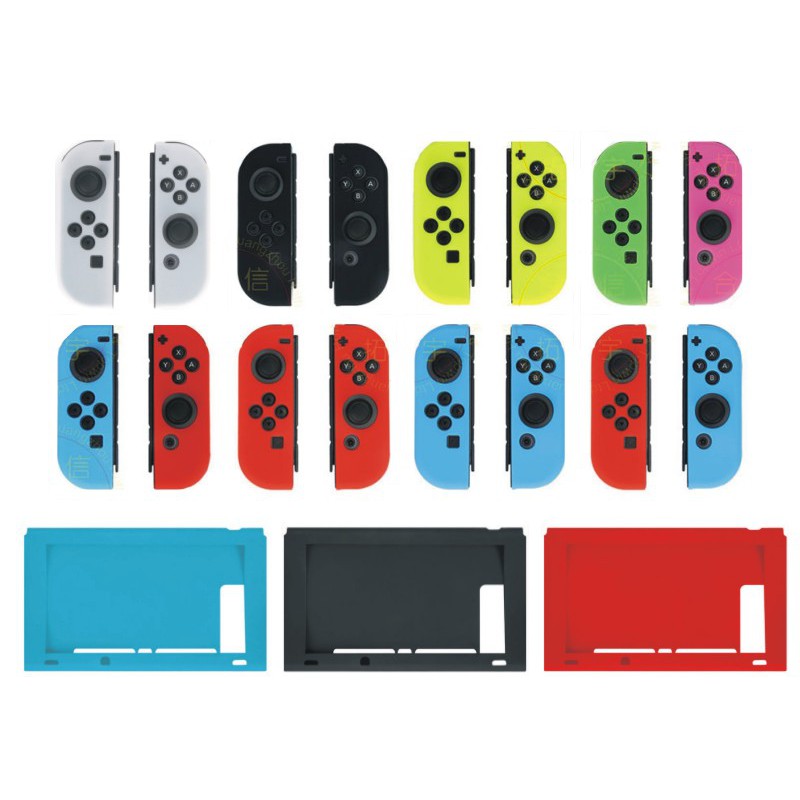 《YM3C》現貨 任天堂 Nintendo Switch主機 控制器 保護套 Joy-Con 手把 搖桿 果凍套 矽膠套