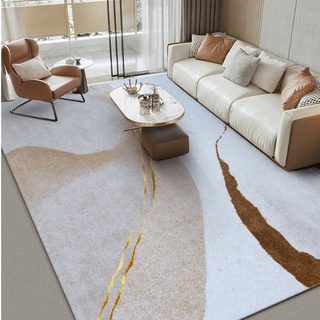 地毯 客廳高級輕奢地墊 設計師客廳茶几地墊 藝術現代茶几毯 簡約滿鋪臥室床邊毯