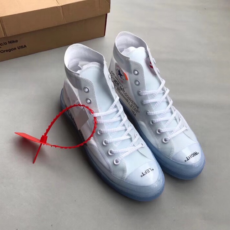 Off White x Converse 聯名帆布網鞋