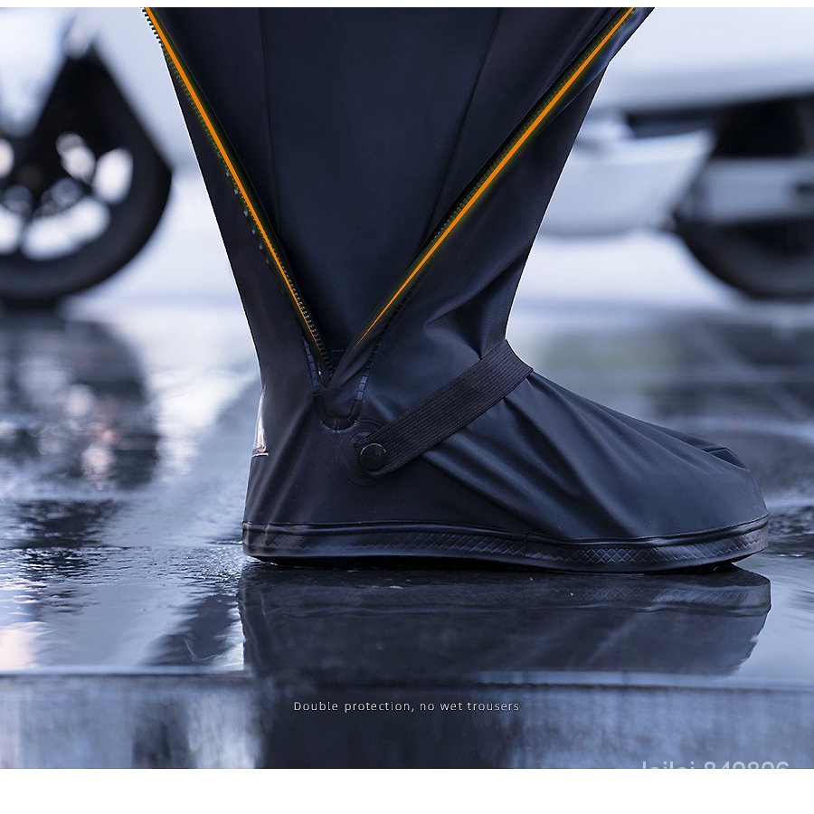 熱賣/爆款💖雨鞋套男士鞋套防水防滑雨天防雨腳套加厚耐磨高筒戶外矽膠雨靴女