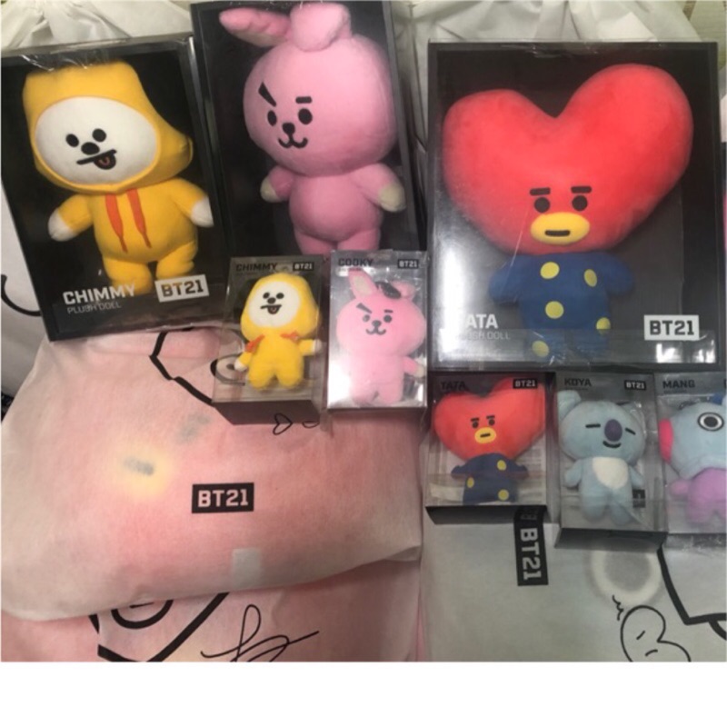 現貨 「正品」BT21 防彈少年團 30公分 42公分抱枕 站立娃 吊飾