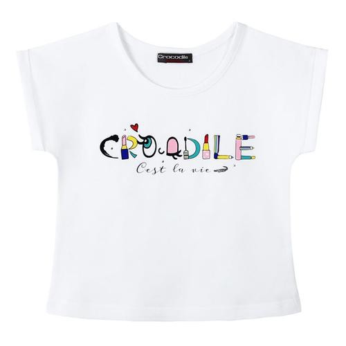 Crocodile Junior  『小鱷魚童裝』 535485 口紅印花T恤(小童) Ggo(G購)