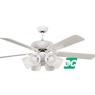 吊扇52吋 白色 DC吊扇 直流變頻 付遙控 【不含燈具】☝️免運 臺灣製造