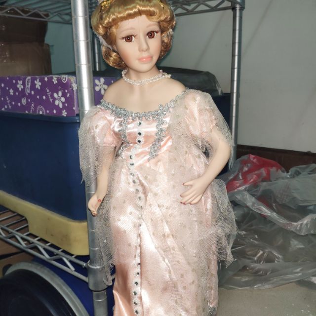 精美陶瓷洋娃娃約40cm（搬家大出清）