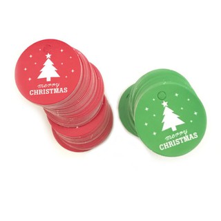 [Hare.D]台灣現貨物 聖誕節吊牌 聖誕樹糖果盒 塑膠殼 造型 留言卡片 DIY 烘培 裝飾 禮品 節慶 透明 櫥窗