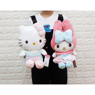 Hello kitty 美樂蒂 學習娃娃 三麗鷗正版 KITTY抱枕 絨毛娃娃 兔子玩偶 Sanrio 日貨 日版