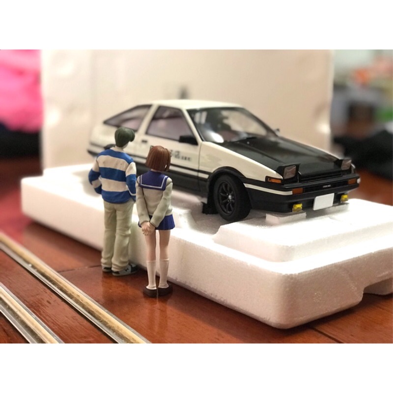 日本帶回 AUTOART TOYOTA AE86 頭文字D PROJECT D Final 1/18 最終改裝版