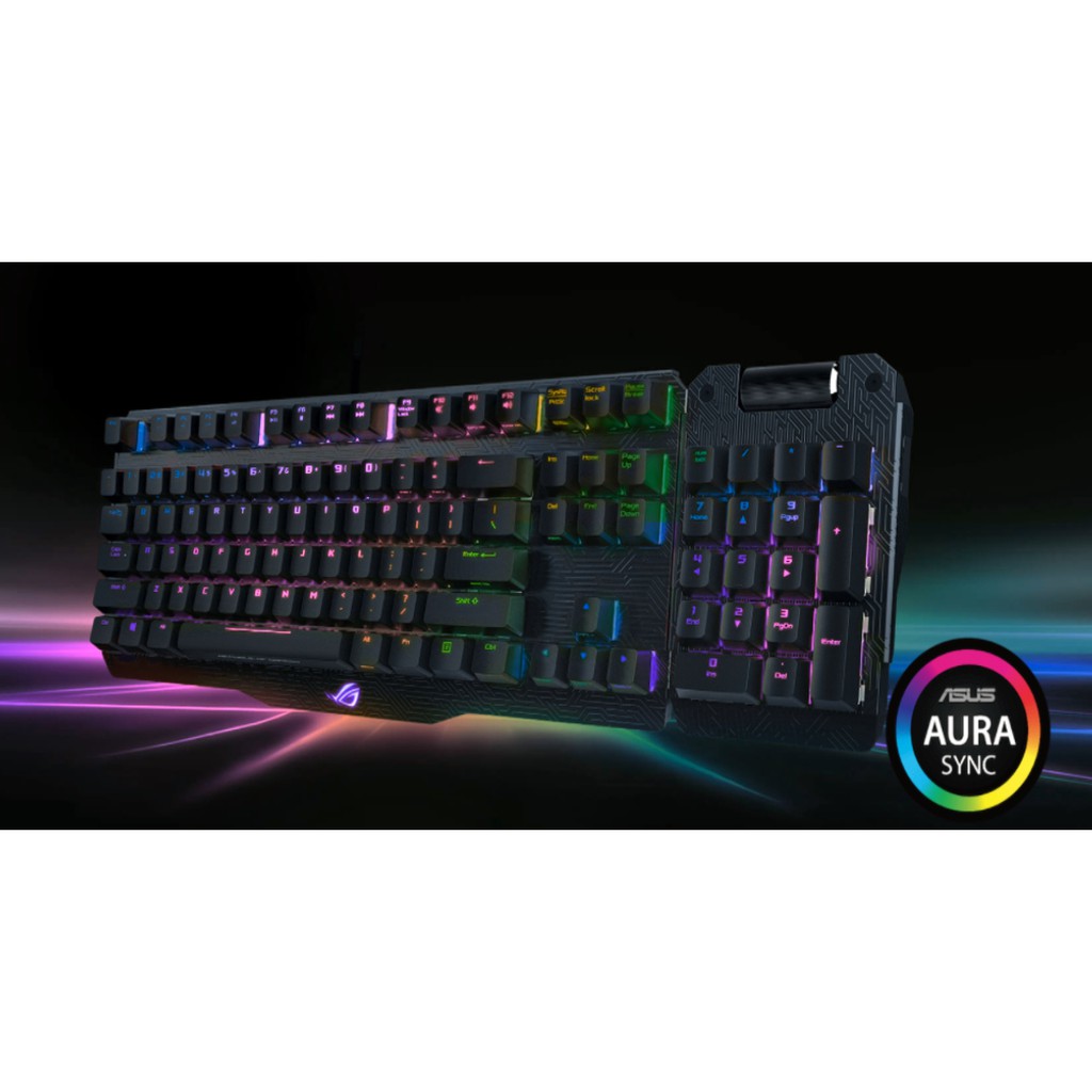 華碩ASUS ROG Claymore RGB 機械式鍵盤/數字鍵盤可分離