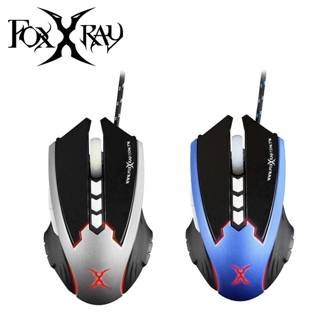 FOXXRAY FXR-SM-06 異星獵狐電競滑鼠 藍色