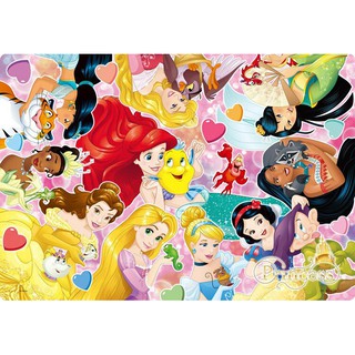 Tenyo 公主大集合 80片 拼圖總動員 迪士尼 兒童 紙板 日本進口拼圖