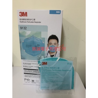 【原廠現貨】3M 9132 N95等級 口罩 (4月份活動)