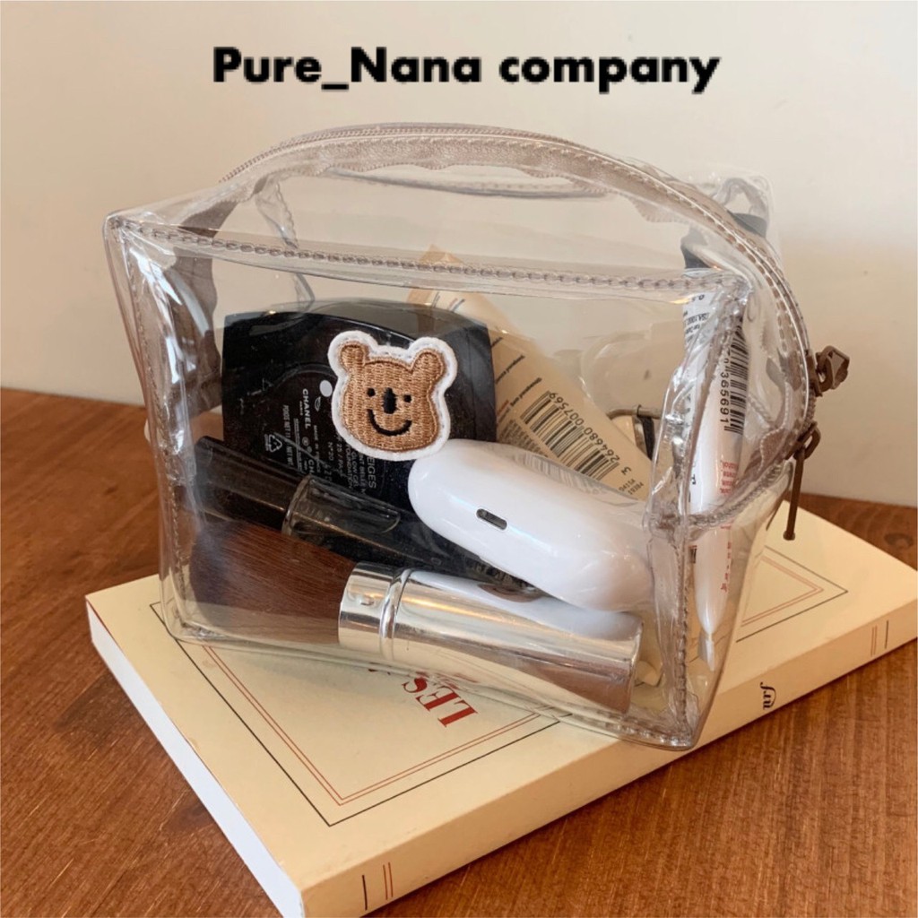 HooKorea💝 韓國品牌🇰🇷 PureNana 韓國文創小物 Quokka短尾袋鼠 透明化妝包 收納包 萬用包