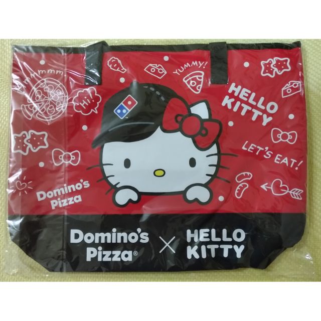 Kitty&amp;達美樂披薩單肩包/購物袋/手提袋