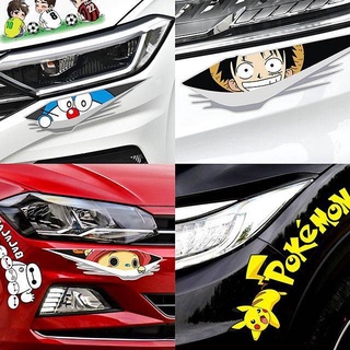 精選 汽車貼紙劃痕遮擋遮蓋電動車保險槓改裝搞笑創意個性車身疤痕車貼 汽車貼紙貼紙花痕遮擋個性創意汽車貼紙汽車 汽車貼紙