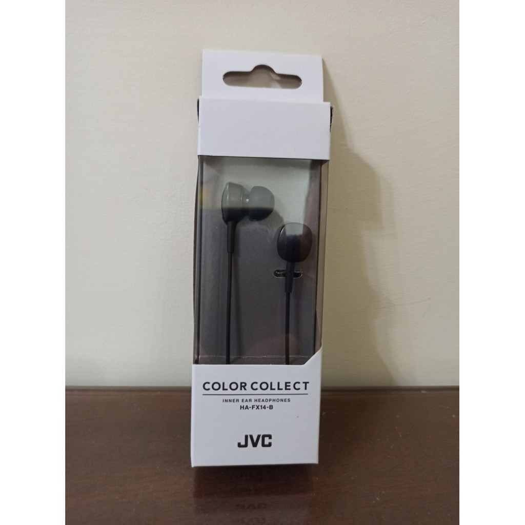 Jvc 入耳式霧感金屬耳機ha Fx14 B 黑色 市價399元 股東紀念品 蝦皮購物