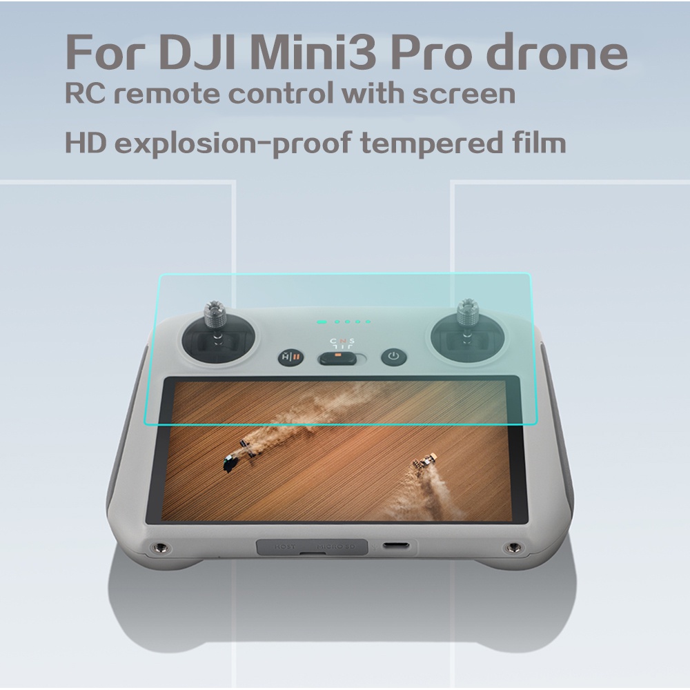 適用於 DJI Mini4 PRO/air 3 RC 2 遙控鋼化膜 MINI 3/PRO DJI RC 帶屏遙控保護膜