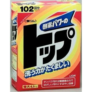 【嘟嘟小鋪】日本LION 無磷濃縮酵素洗衣粉 4.1kg