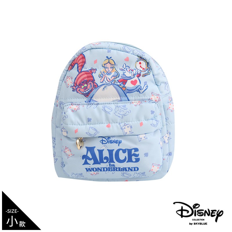 天藍小舖-迪士尼系列夢幻異想愛麗絲款多功能輕量寶貝後背包-單1款-A12122016