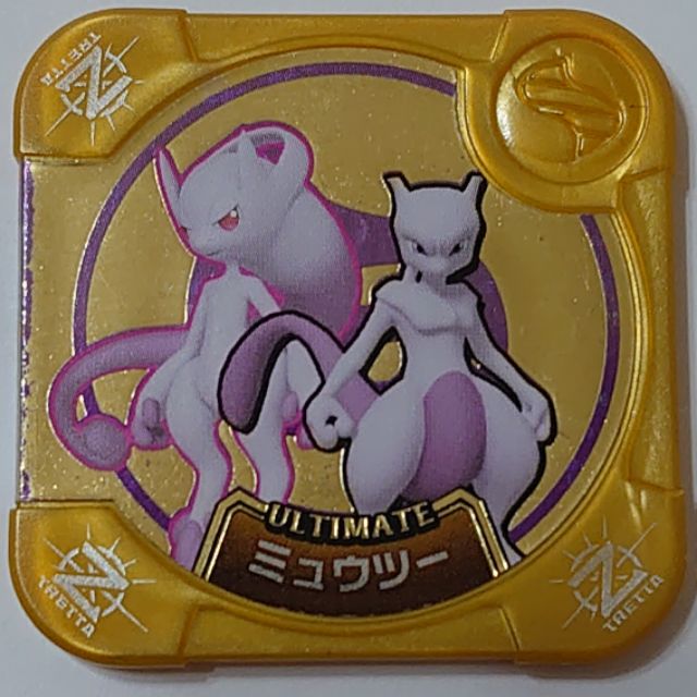 神奇寶貝 Pokemon Tretta Z3彈 金卡 超夢 極細指甲痕 加贈特別彈固拉多蓋歐卡各一張