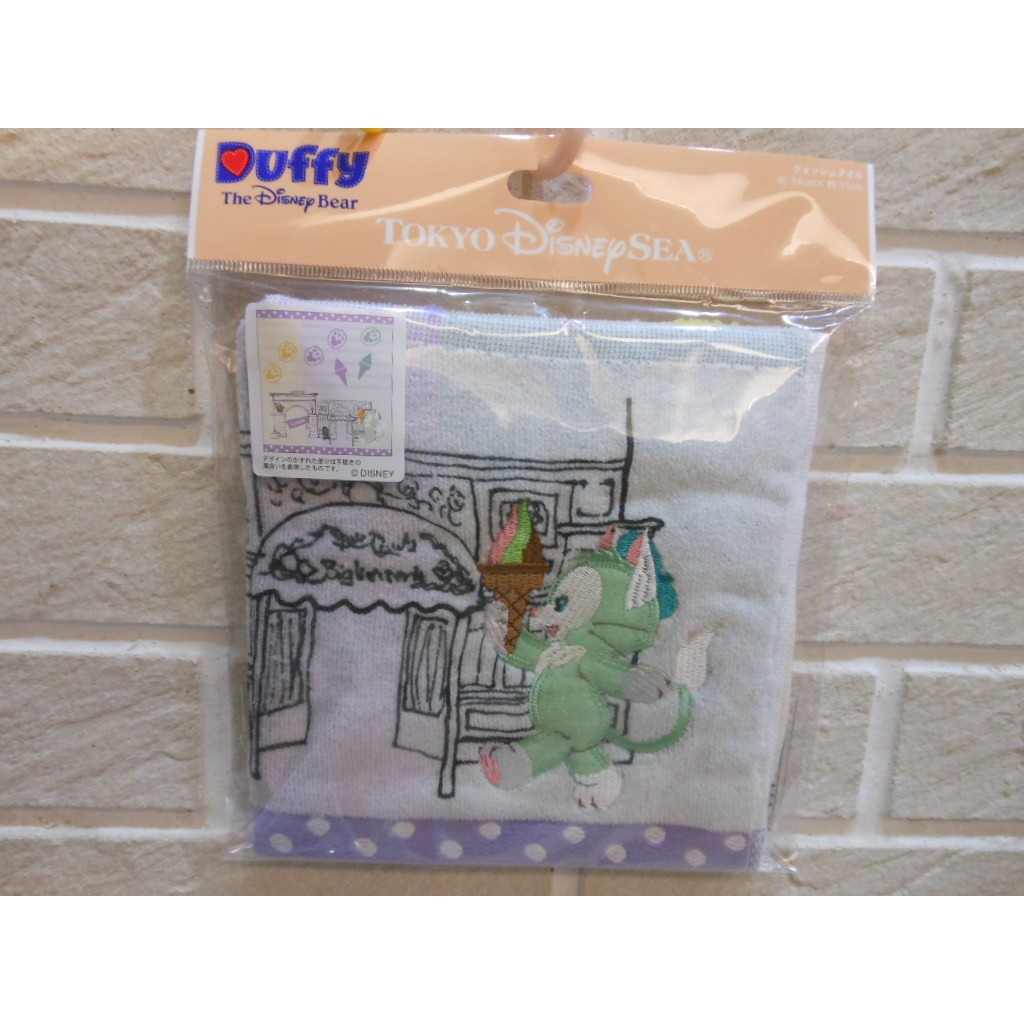 婕的店日本精品~日本帶回~Disney海洋迪士尼畫家貓傑拉東尼毛巾方巾