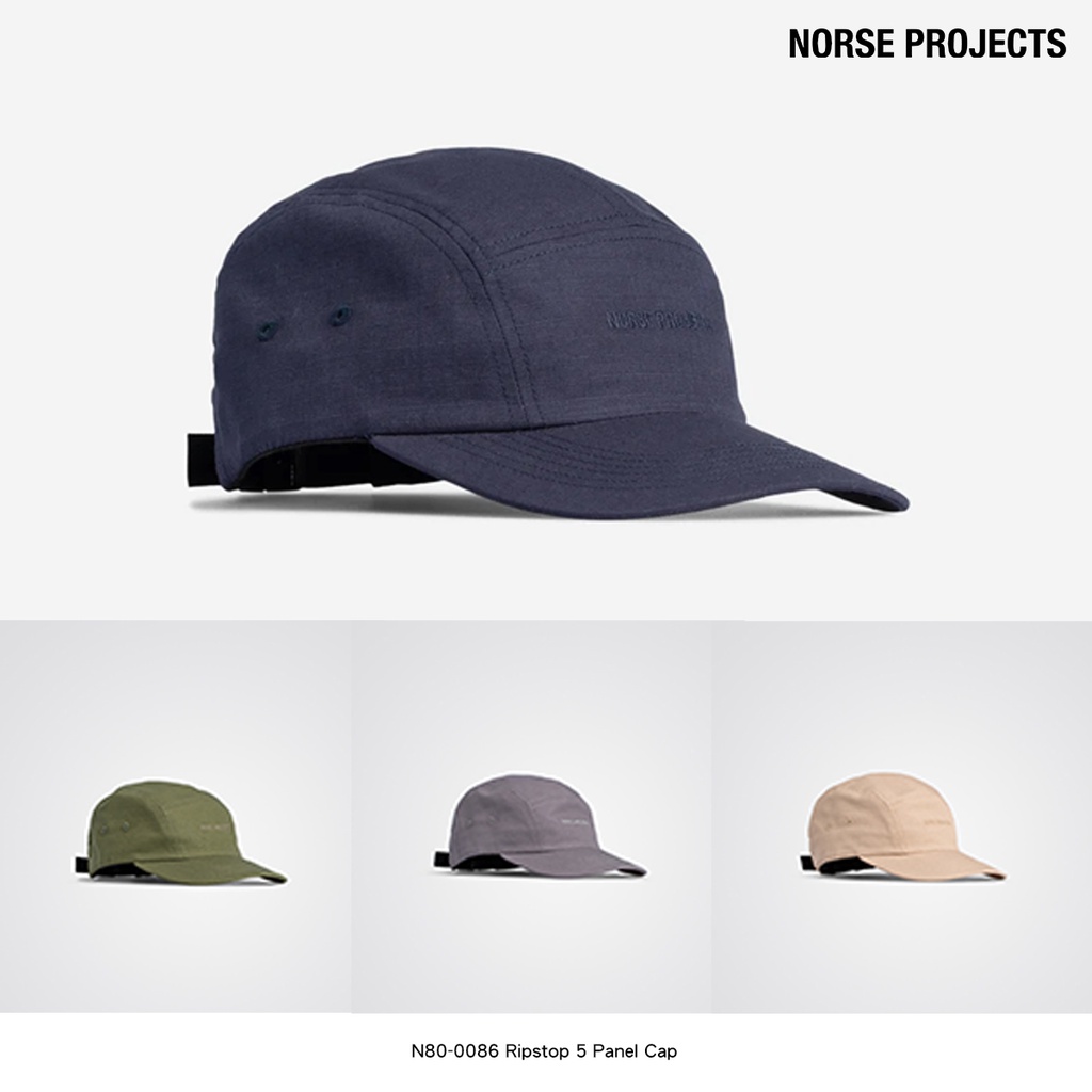 LESSTAIWAN ▼ NORSE PROJECTS - N80-0086 Ripstop 5 Panel Cap
