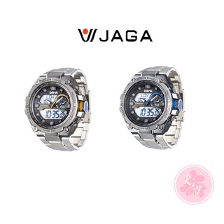 【JAGA捷卡】blink系列 金剛戰士雙顯多功能電子錶 AD1161 K&JShop 防水 台灣原廠保固1年