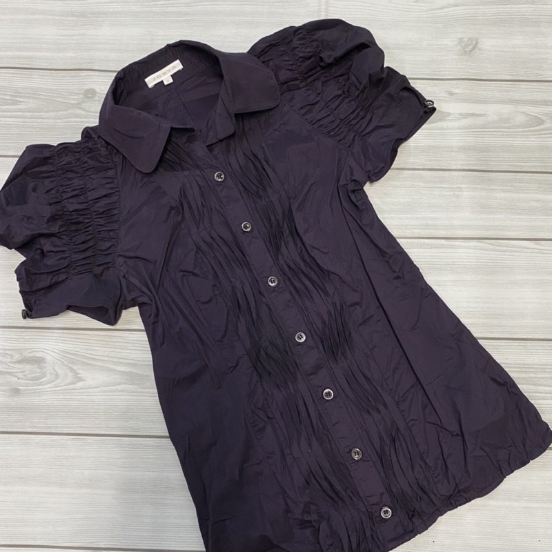 Batty私人衣櫥👗二手專櫃JORYA紫色襯衫