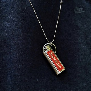 全新限量免運Supreme 19ss Lighter Holste打火機殼打火機項鍊男女潮牌嘻哈項鍊