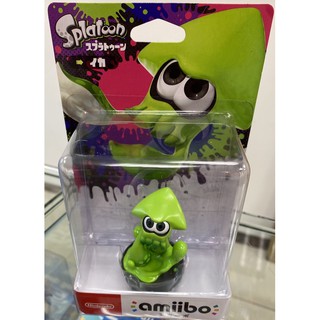 NS switch amiibo 漆彈大作戰 烏賊 綠色 全新品［士林遊戲頻道］